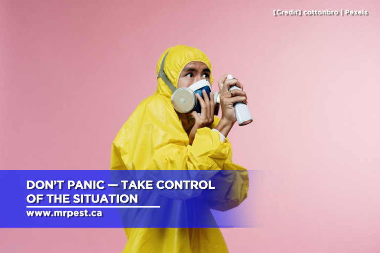 Don’t panic — take control of the situation