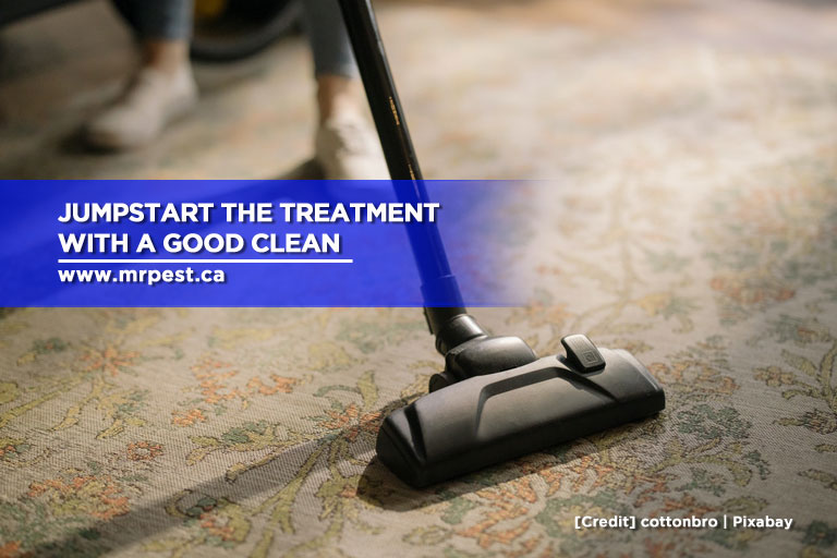 Jumpstart the treatment with a good clean