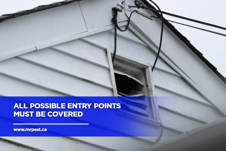 All possible entry points must be covered