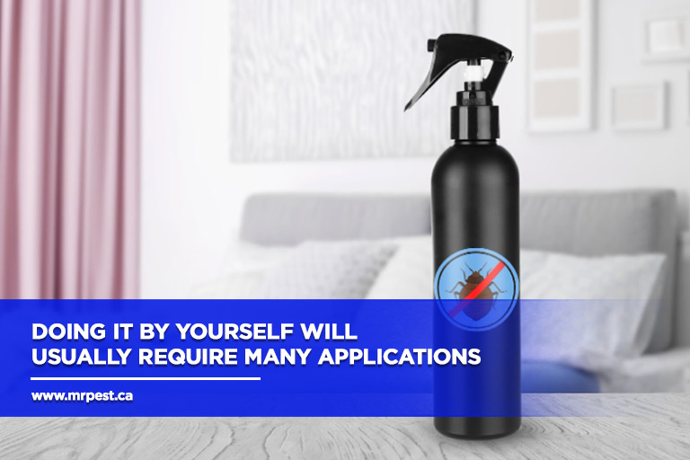 Doing it by yourself will usually require many applications